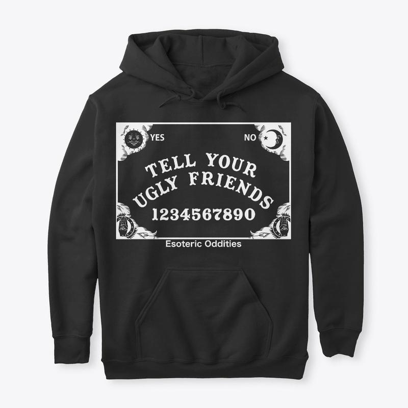 Ugly Friends Spirit Board Hoodie Black